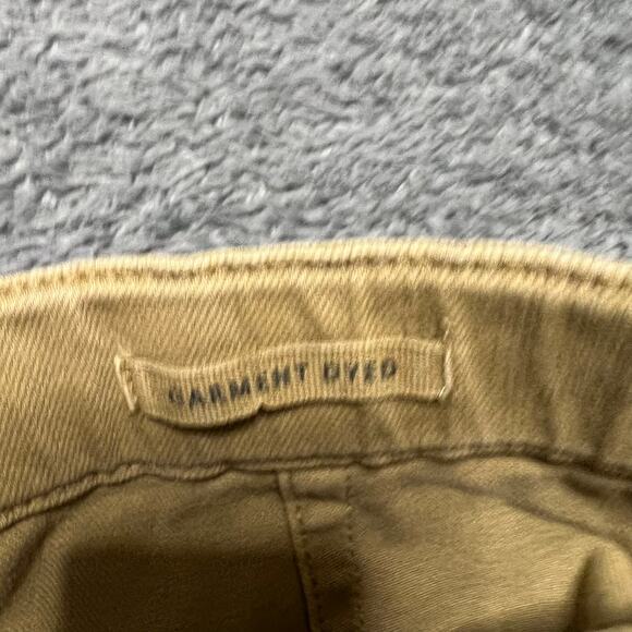 Judy Blue Jeans Womens 11 /30 Khaki High Waisted Grment Dyed Cuffed Jogger - Picture 6 of 11